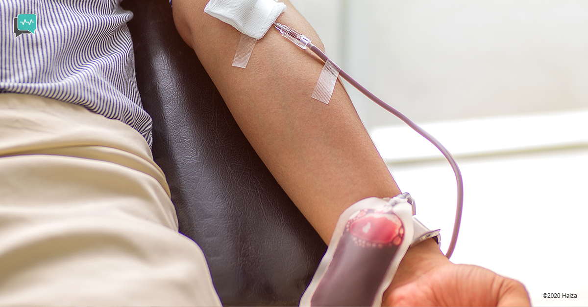 high ferritin treatment management blood donation halza digital health