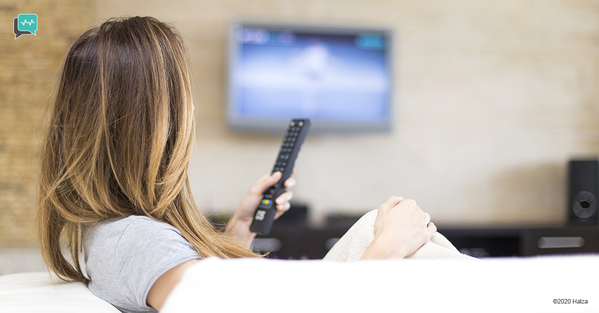 keep a safe distance from screens computers laptops tv prevent eye strain halza digital health